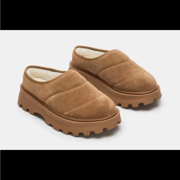 Steve Madden Brown Suede Slip-On Loafers - Picture 4 of 6